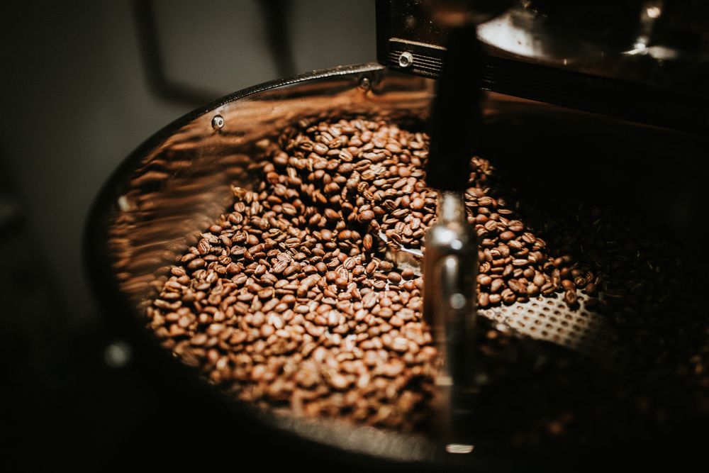 Biji kopi disangrai